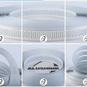 لبه چنلیوم سفید طرح پانچ مشبک