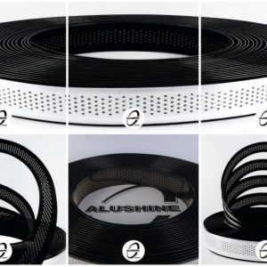 لبه چنلیوم مشکی طرح پانچ مشبک