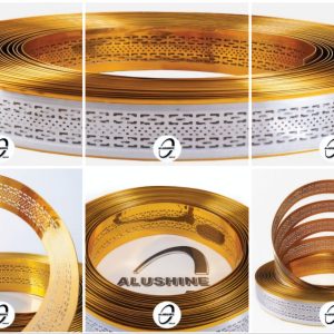 لبه چنلیوم طلایی طرح پانچ سوپر ساید